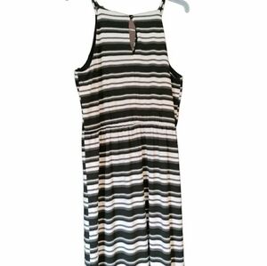Women's BCX long black and white Dress size large